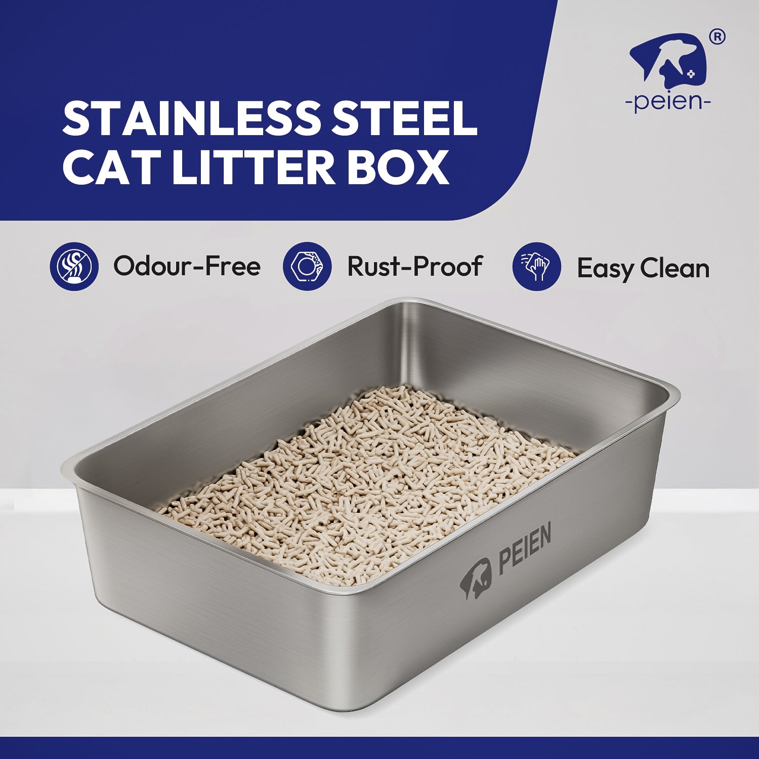 Stainless Steel Cat Litter Box